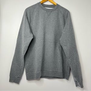 Brooklinen Willow Sweatshirt Rib Trimmed Fleece Sweatshirt Size Womens Large